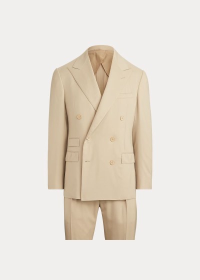 Men's Ralph Lauren Kent Handmade Gabardine Suits | 567980WNA